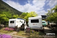 화암약수 캠핑 캐라반 