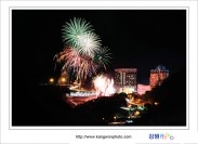 새해 정선 강원랜드 불꽃