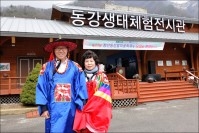 동강할미꽃축제장 나으리 